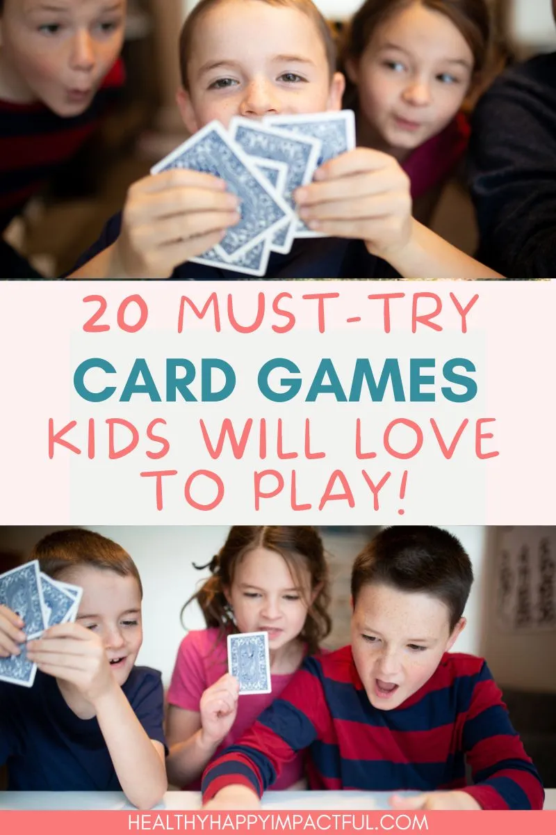 fun card games for kids they will love playing
