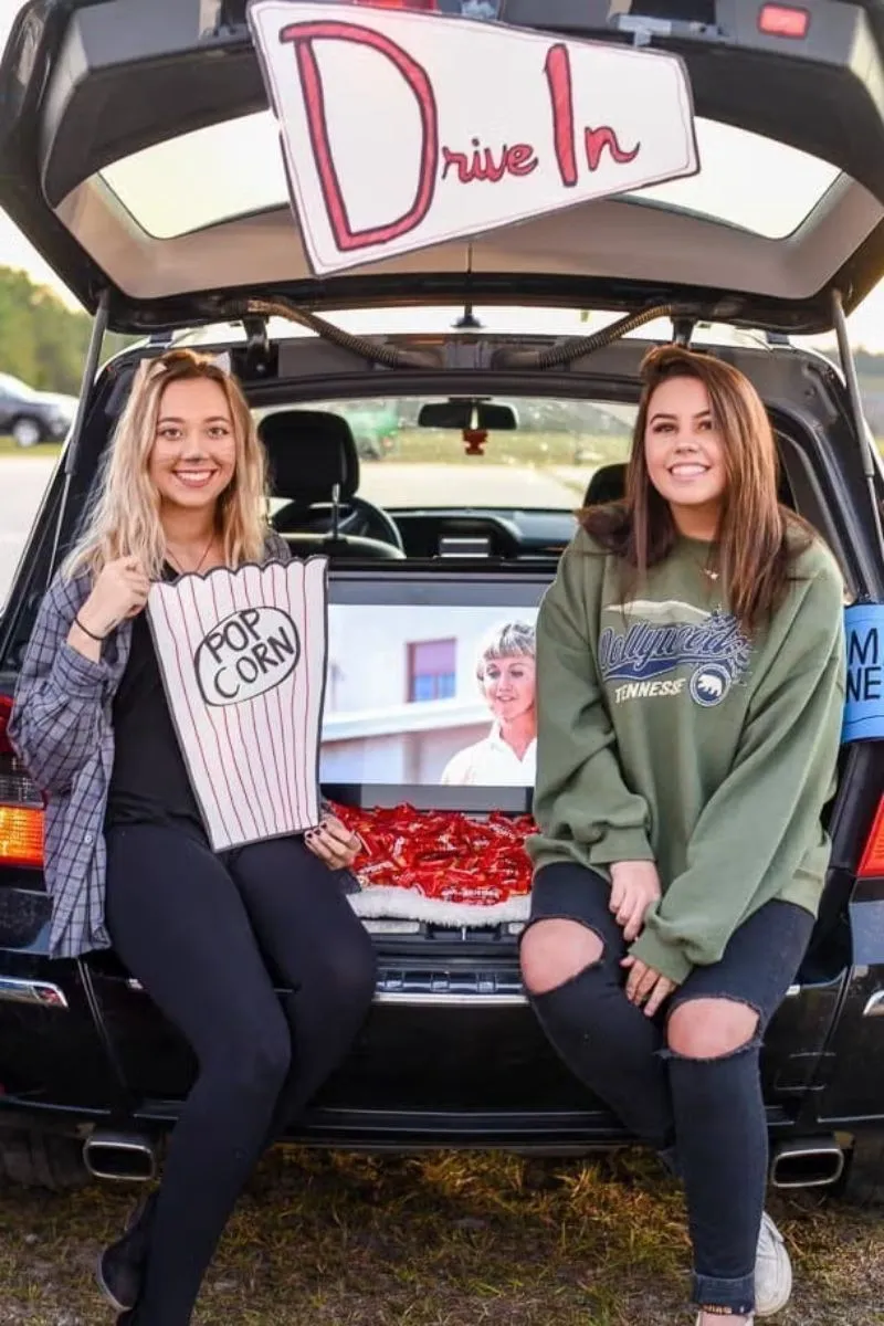 drive-in movie theater Halloween costumes