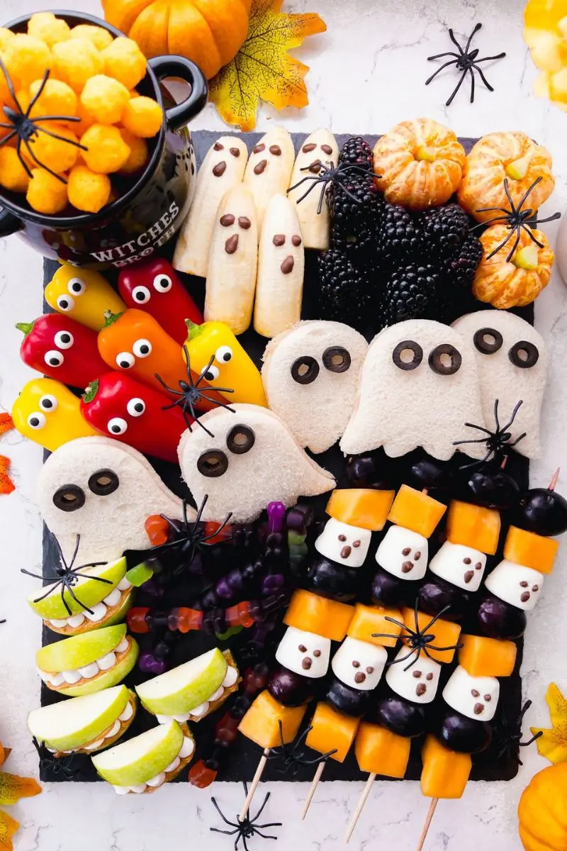 Halloween charcuterie boards ideas for kids