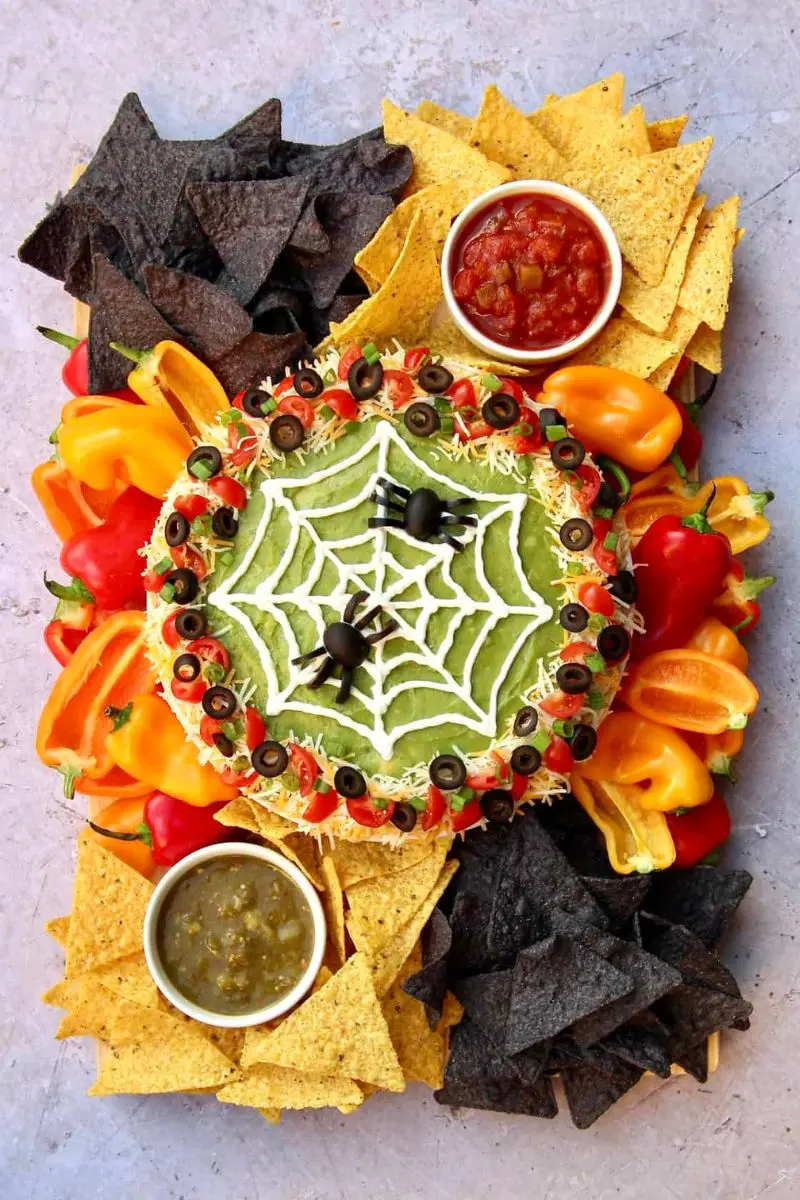 fiesta board with dip