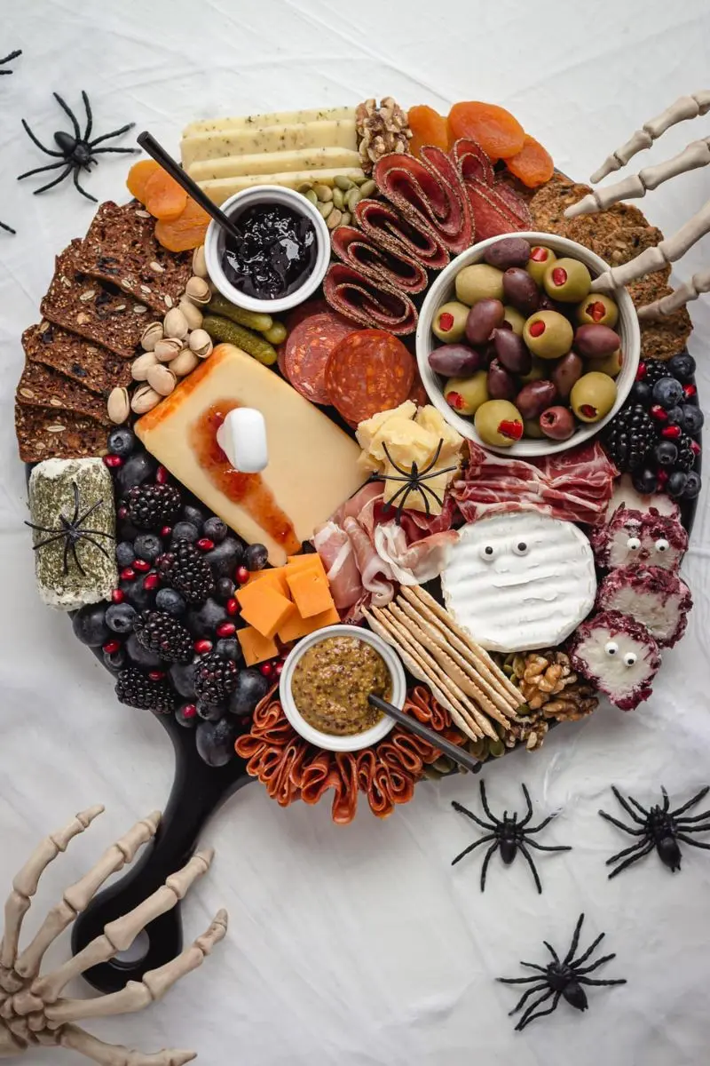 adult Halloween charcuterie boards