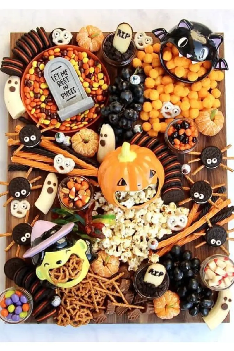 let me rest snack Halloween board for kids and adults