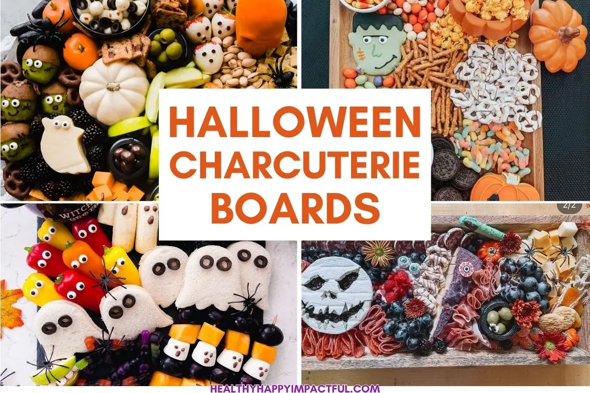 Halloween charcuterie boards