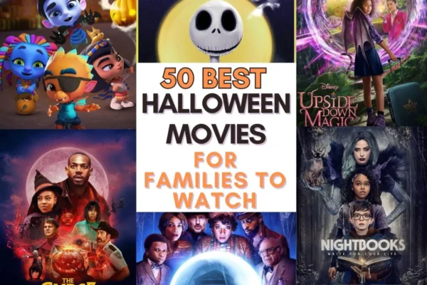 Halloween family movies featured image of examples