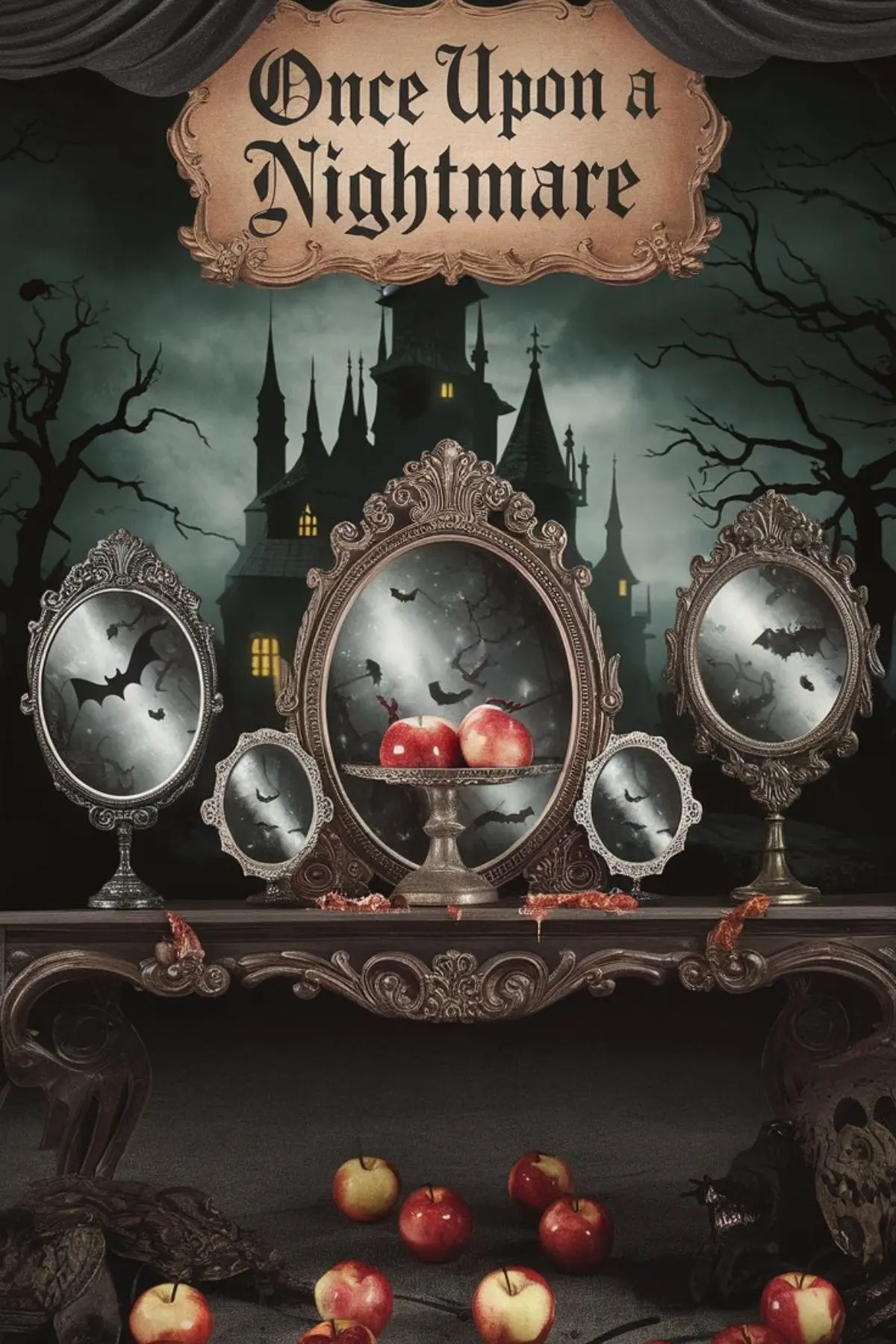 Halloween themes party for adults, poisoned apples