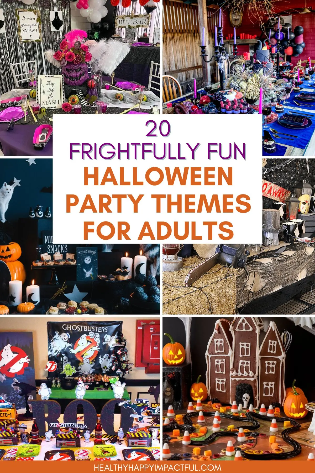 Halloween party themes for adults, scary, horror movie