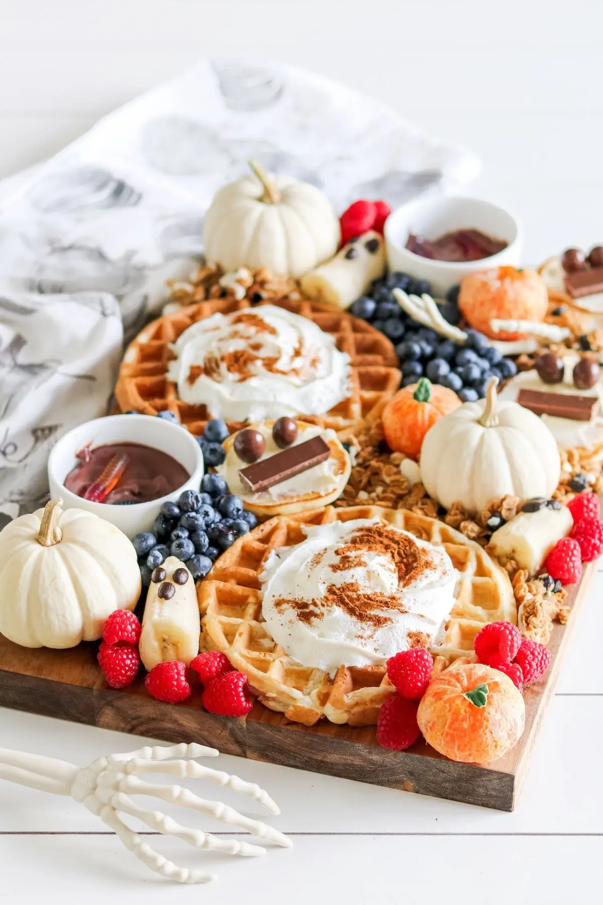 Halloween brunch tray