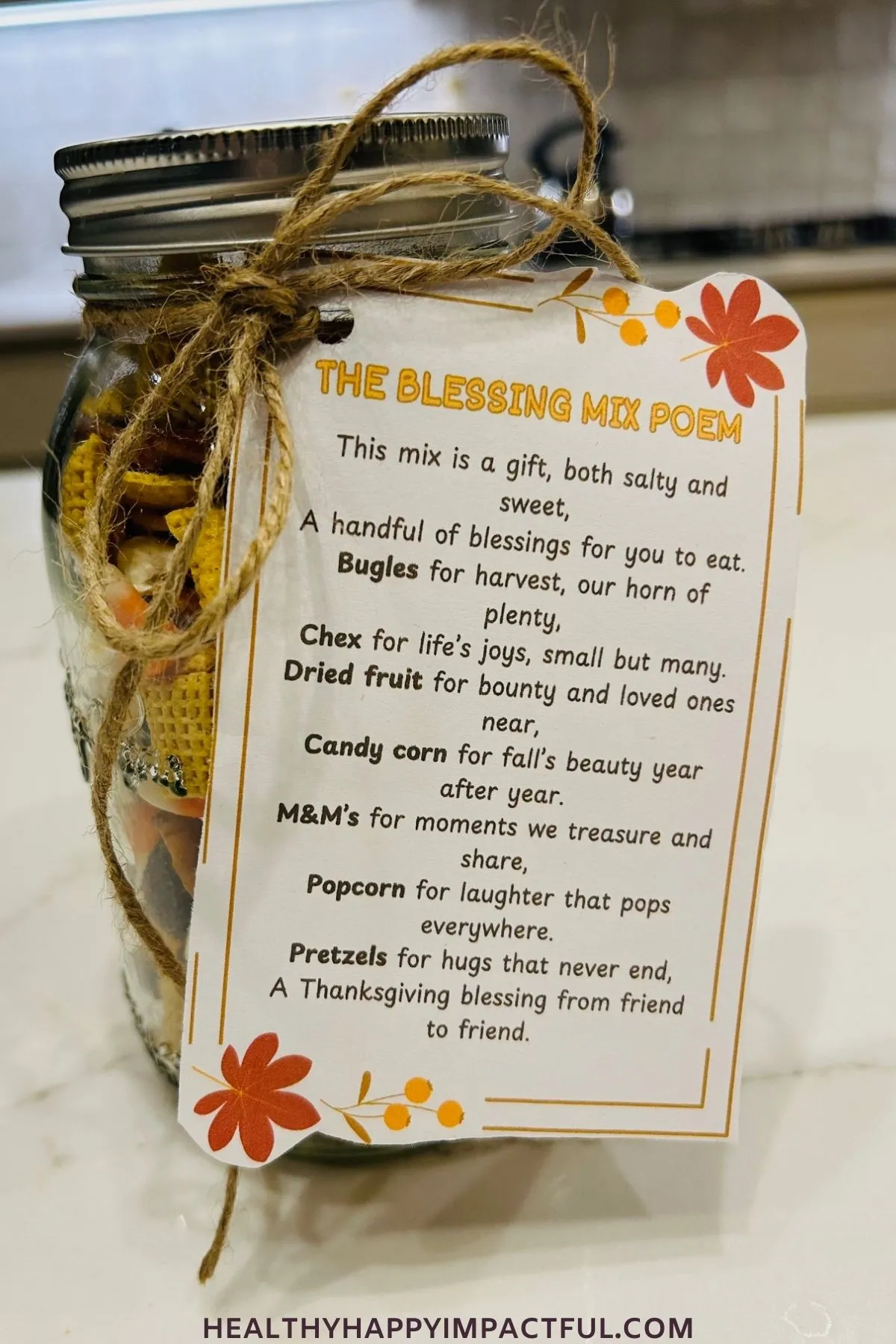free printable blessing mix recipe