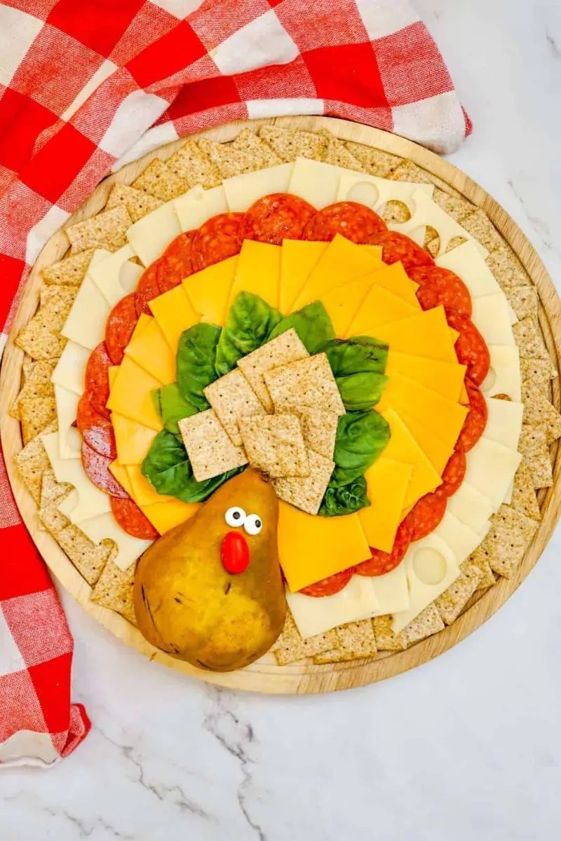 cracker plate of turkey