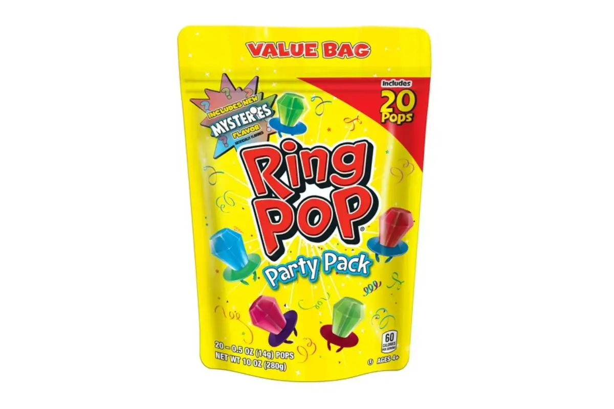 ring pops, twelve days of Christmas goody bag ideas for kids and teens