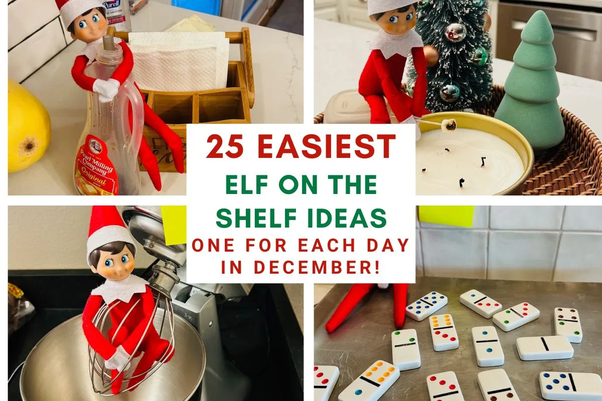 super easy hilarious elf on the shelf ideas last minute fun