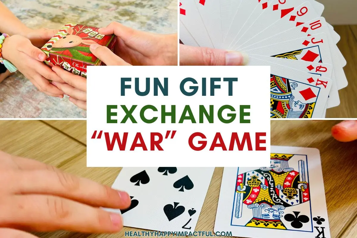 gift exchange war game for Christmas
