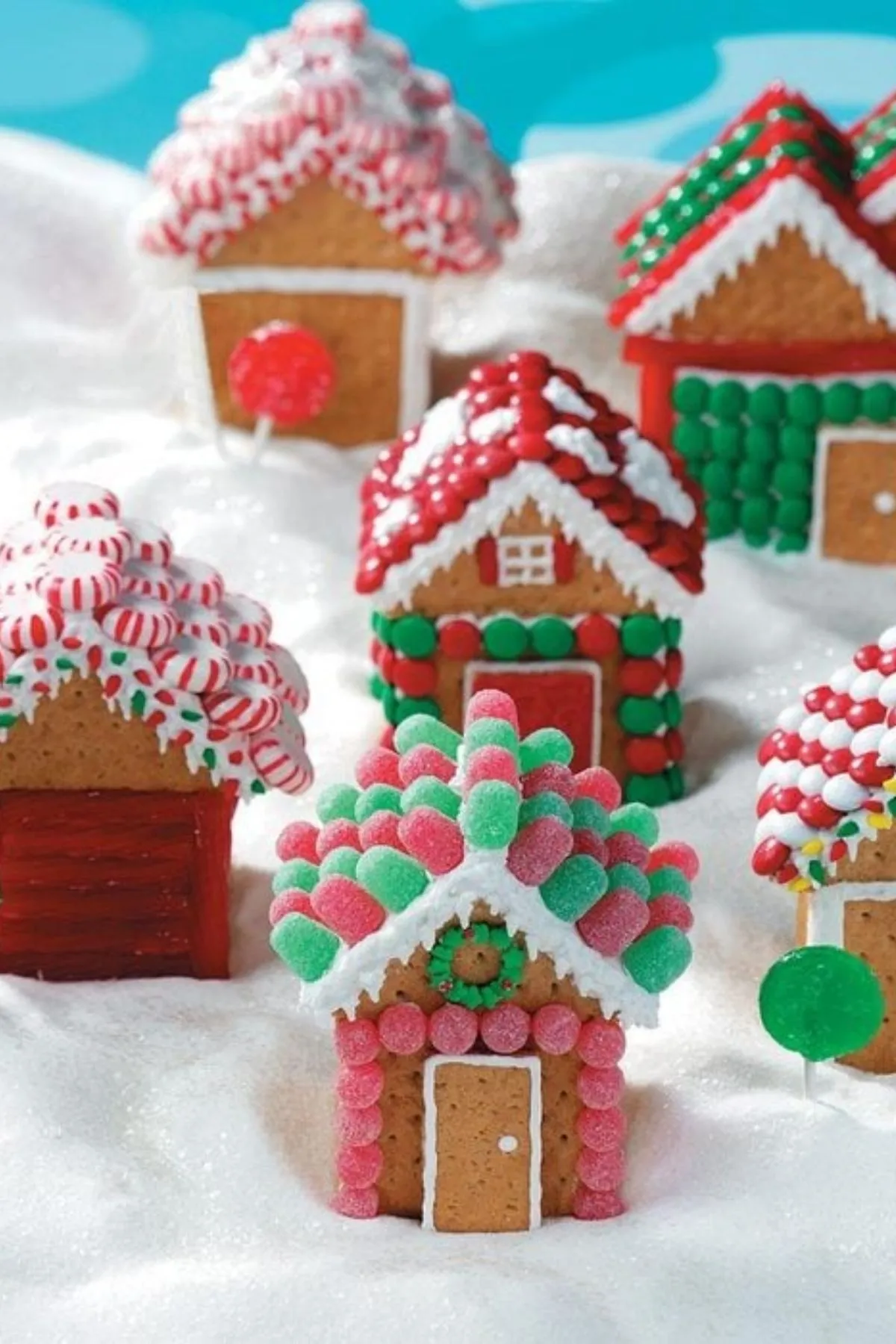 gingerbread house ideas; graham cracker cute; for kids; simple; easy