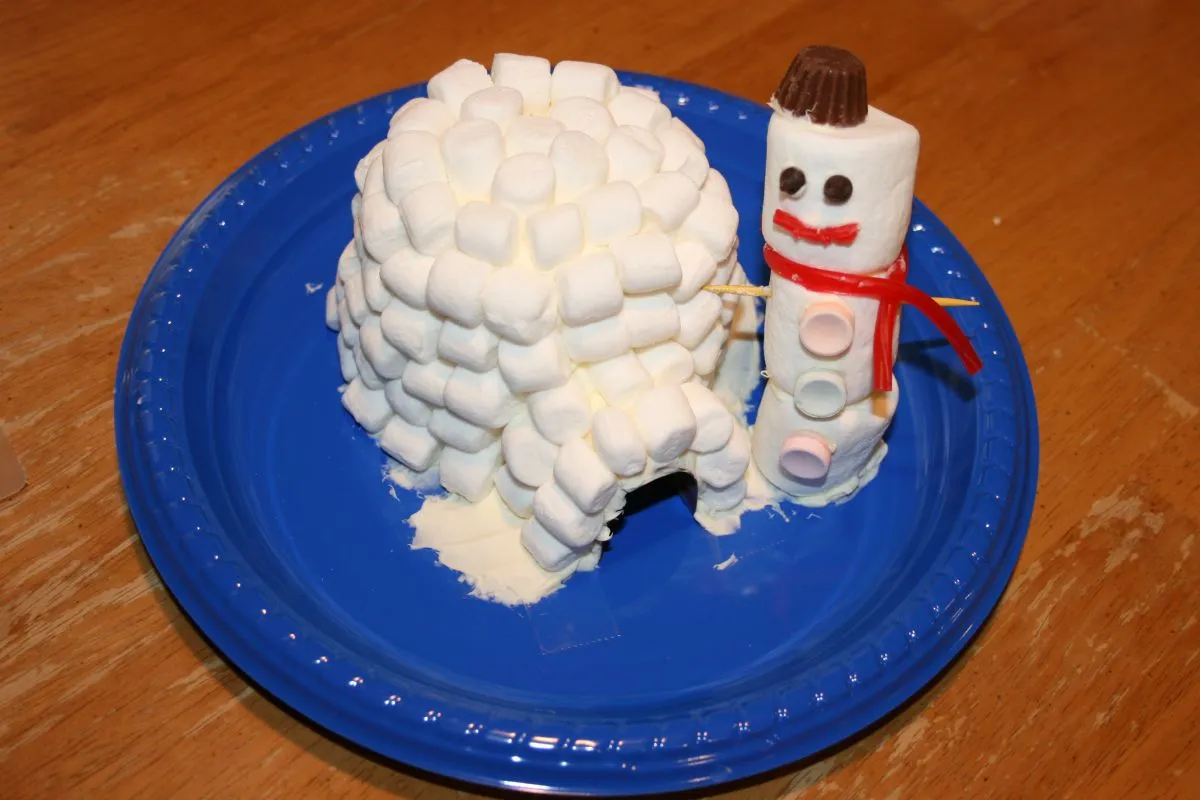 marshmallow igloo