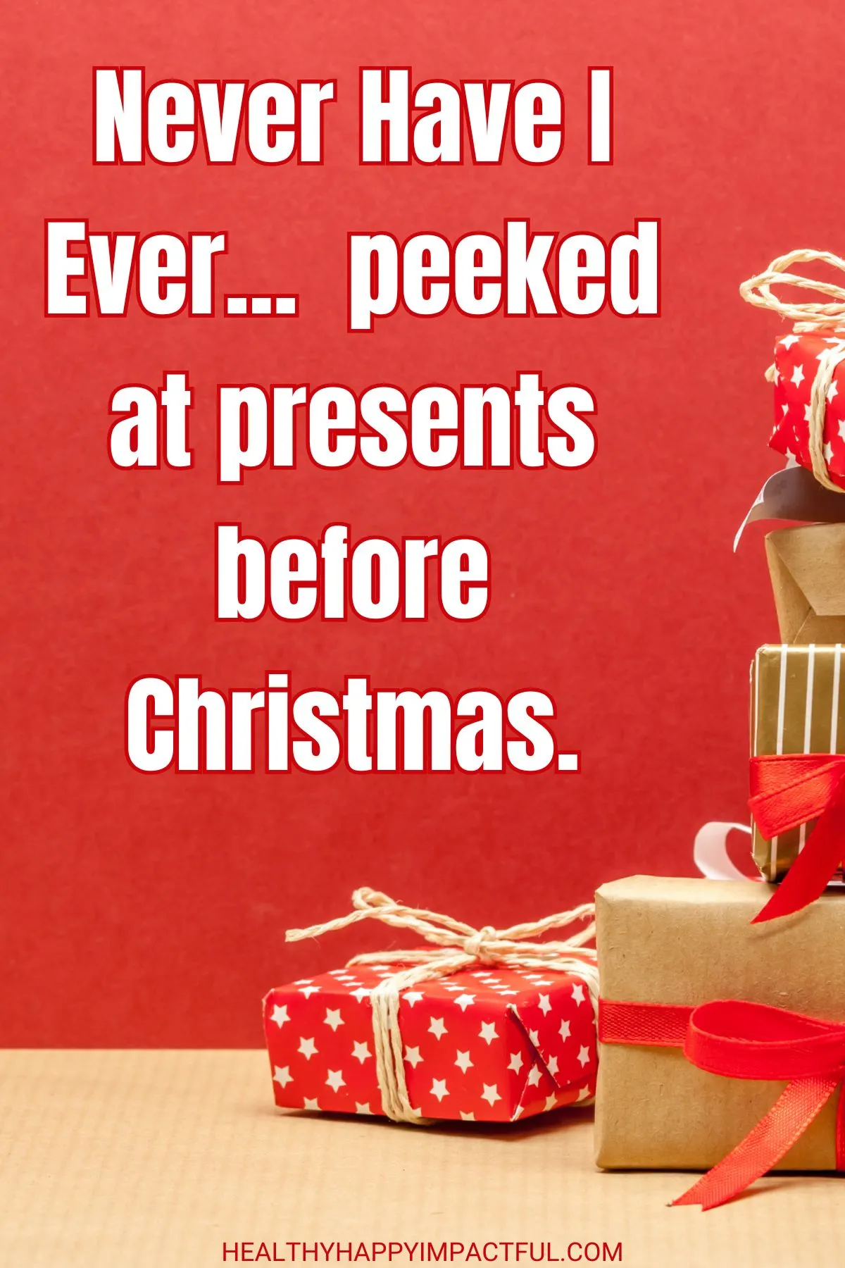 never have I ever Christmas questions for kids