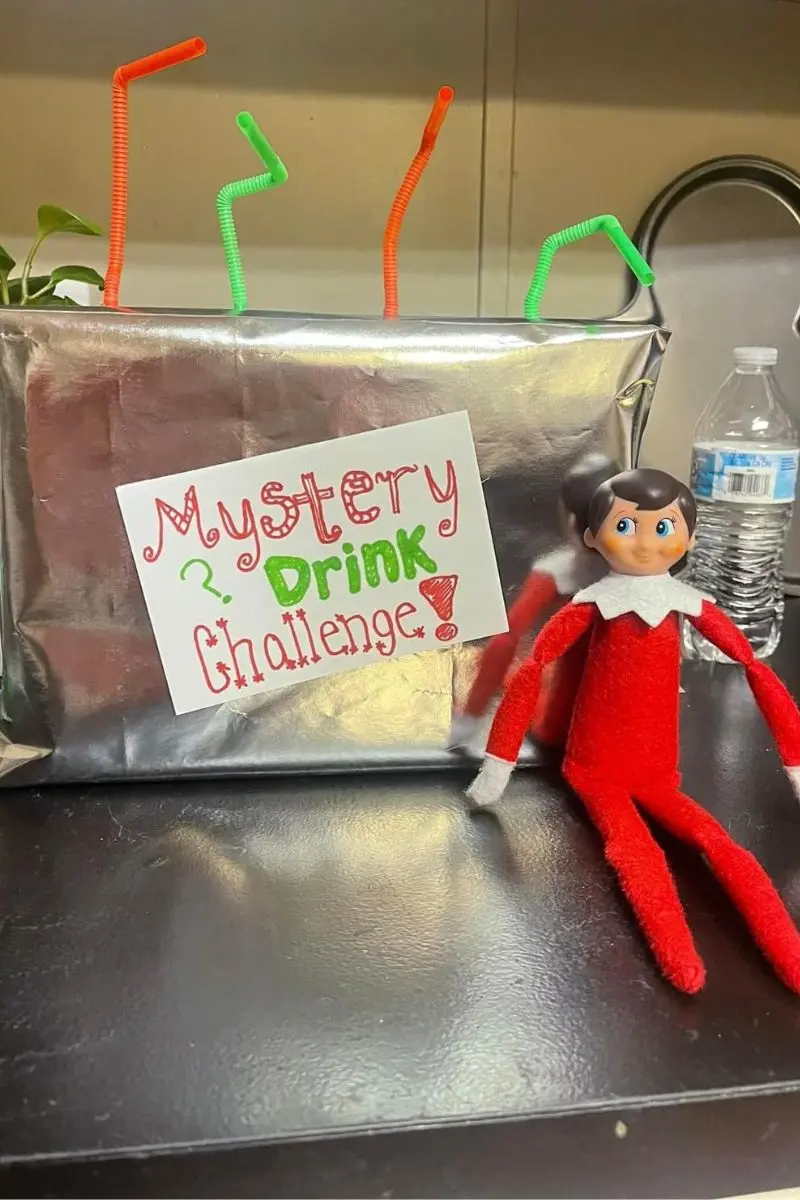 mystery drink challenge elf on the shelf games