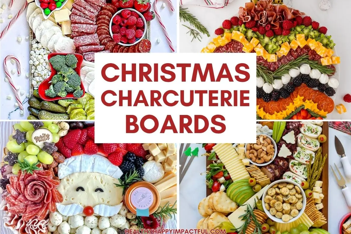 Christmas charcuterie boards perfect for holiday parties