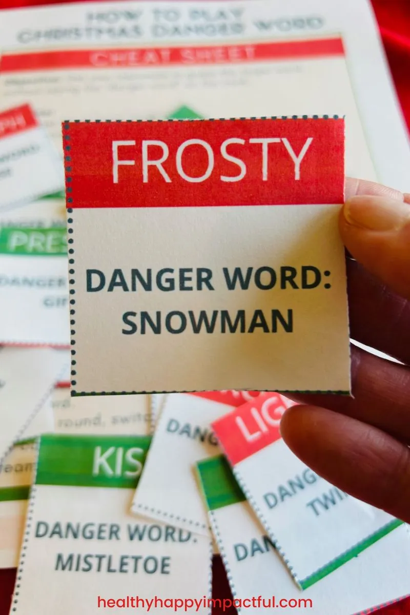 Frosty game card