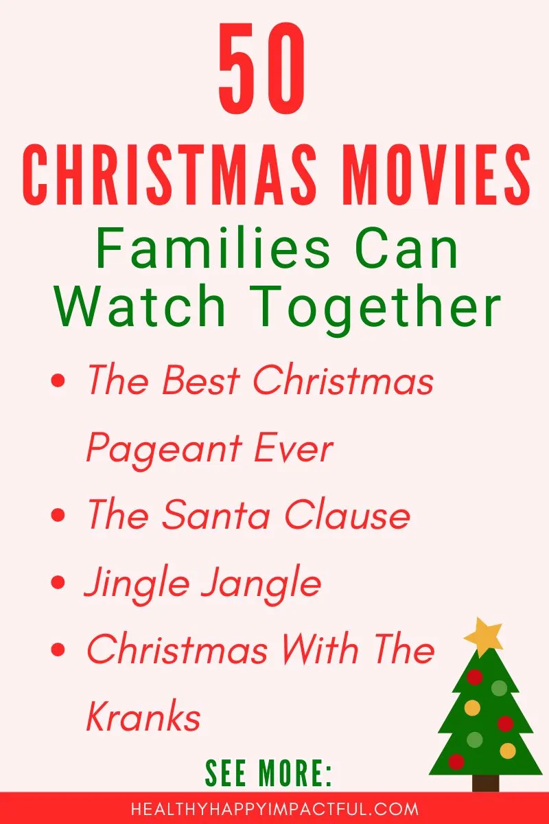 good family Christmas movies to watch list; elf; classic; old; 25 days of