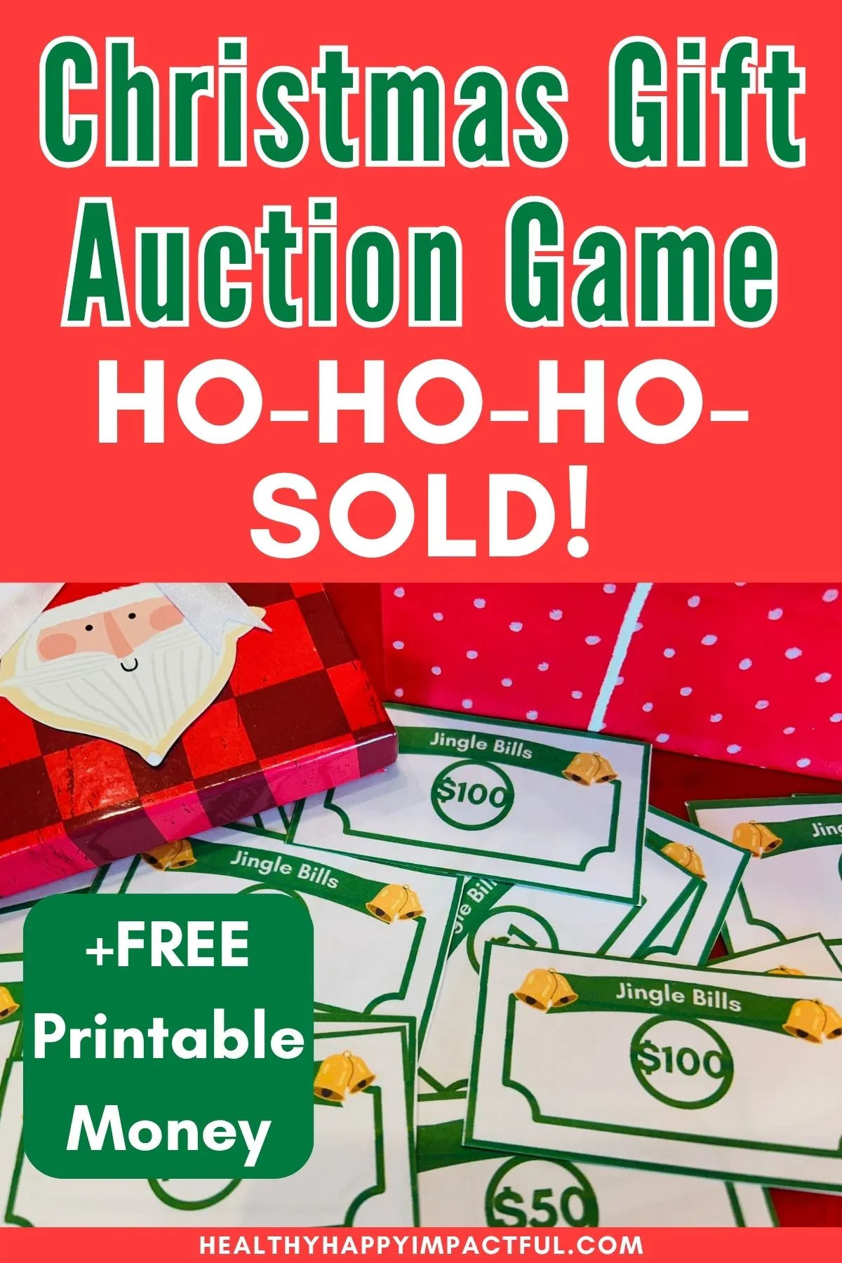 Christmas gift auction game