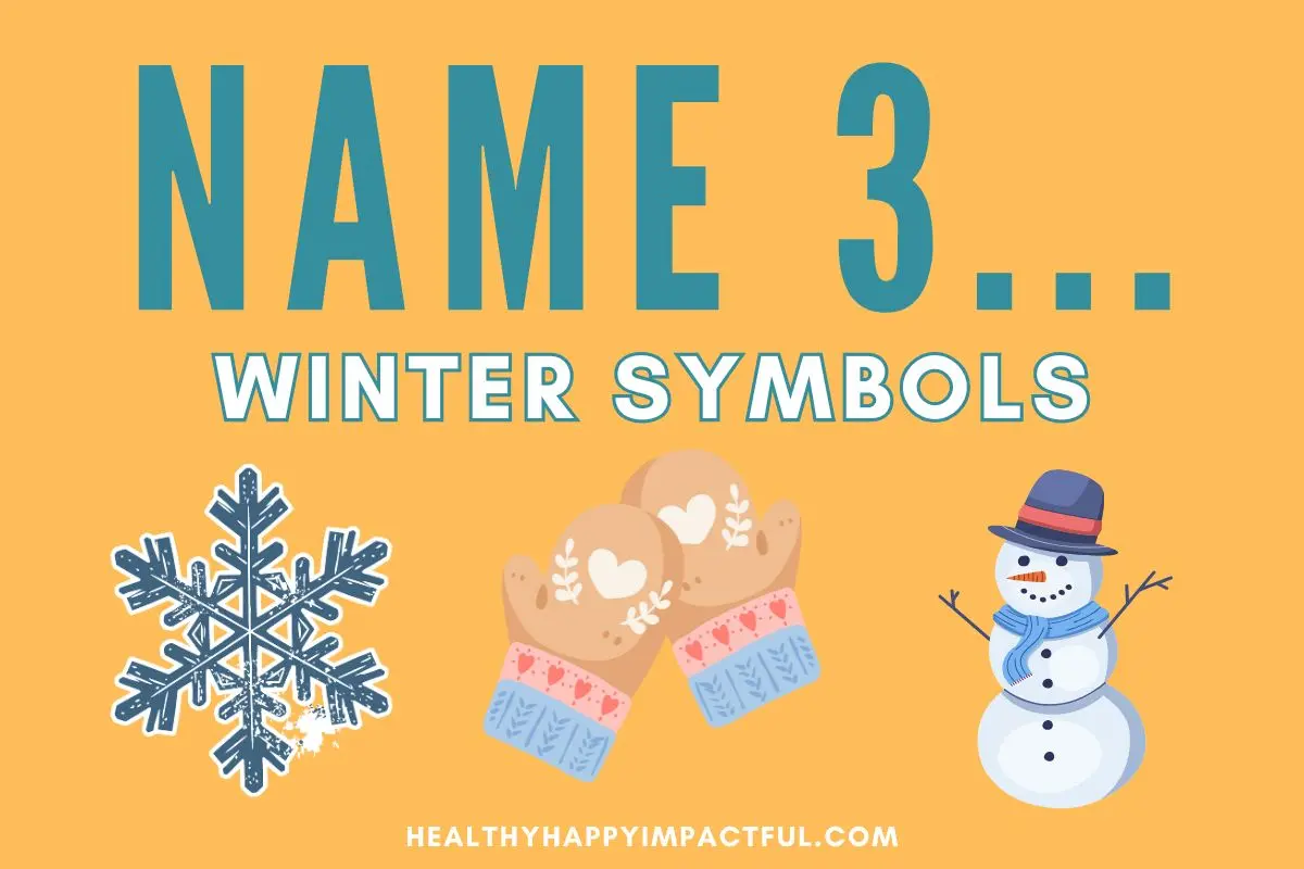 name 3 winter symbols