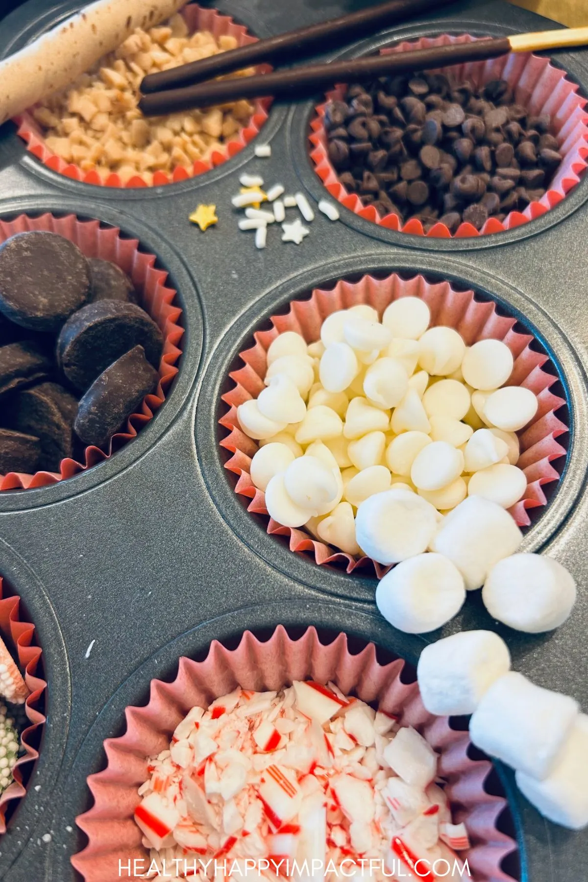 hot chocolate bar toppings; holiday