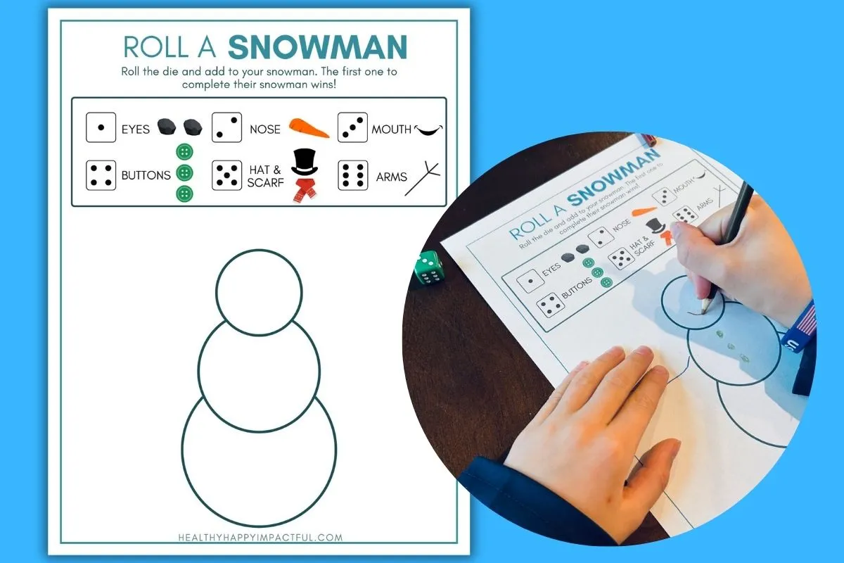 roll a snowman