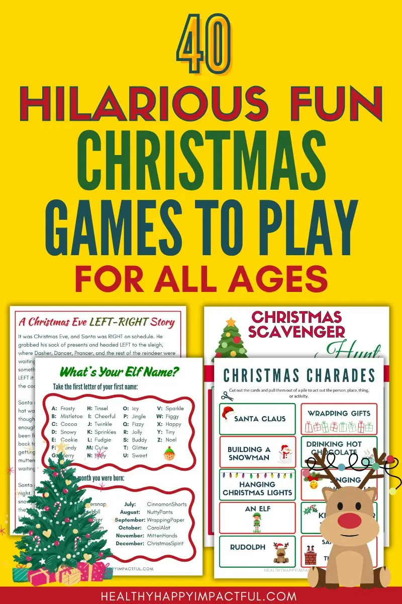 hilarious fun Christmas games to play in groups