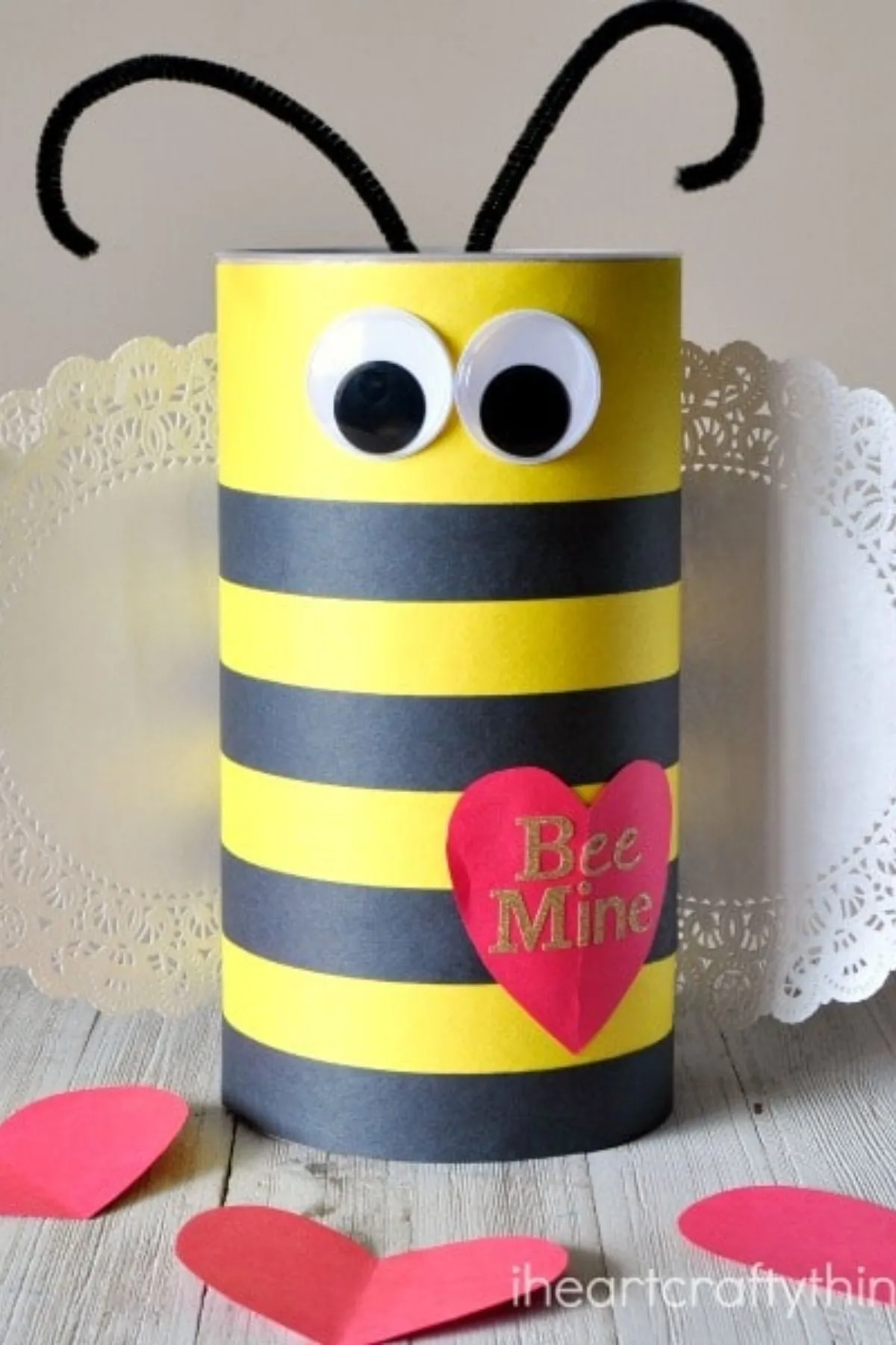 Bee mine Valentine's box ideas; easy; cute