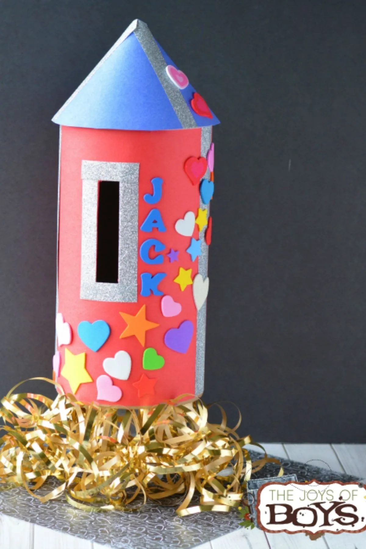 rocket ship oatmeal canister project