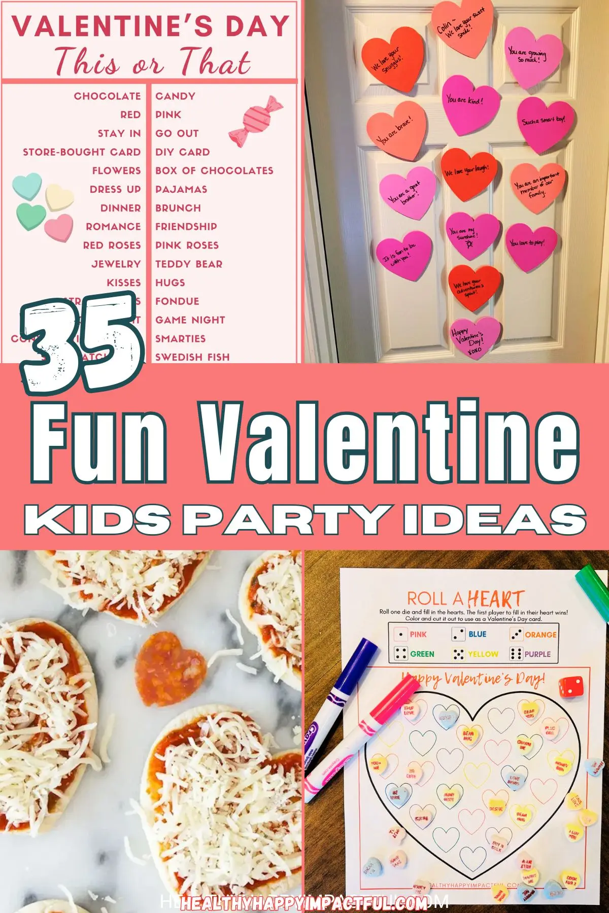 kids Valentines party ideas for classroom or home