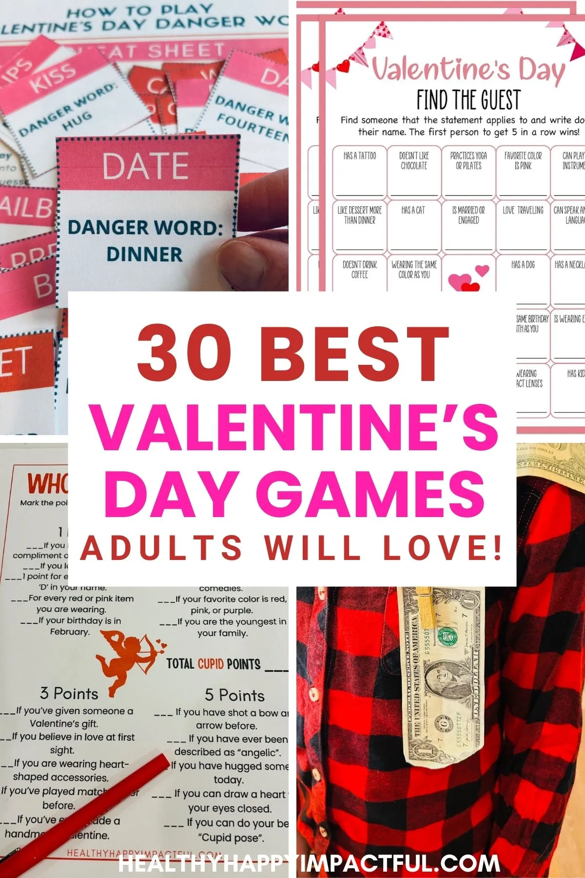 Valentine's Day party games for adults