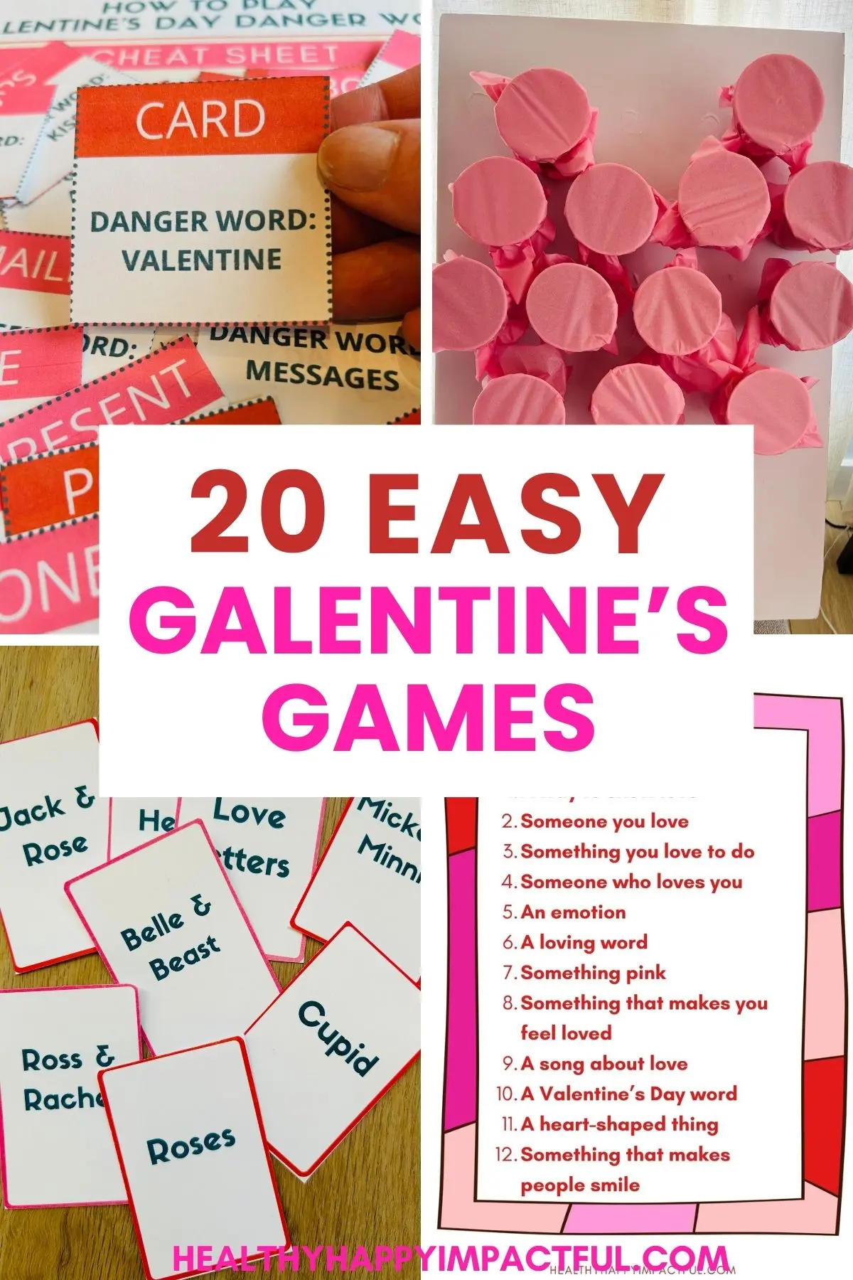 galentines day games to play for adults, girls, ladies night, teens