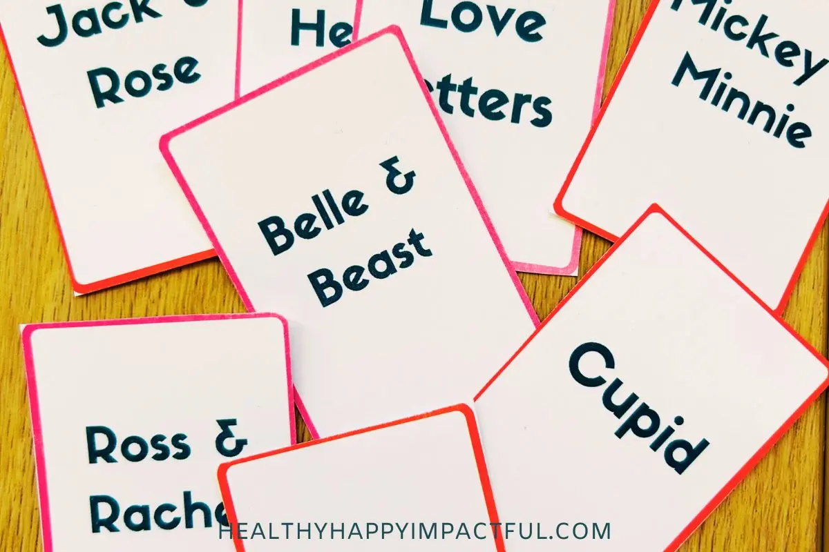 Guess who what Valentine's party game for kids, teens, adults