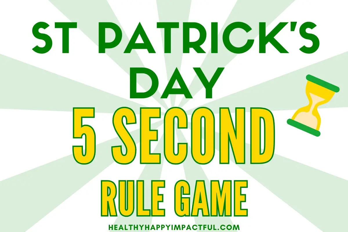 St Patrick's Day 5 Second Rule Game Questions