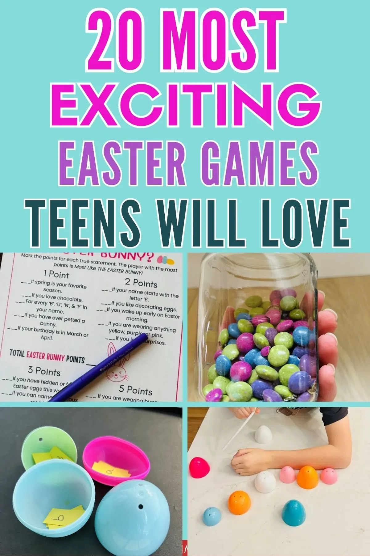 Easter games for teens, Easter egg games teens love