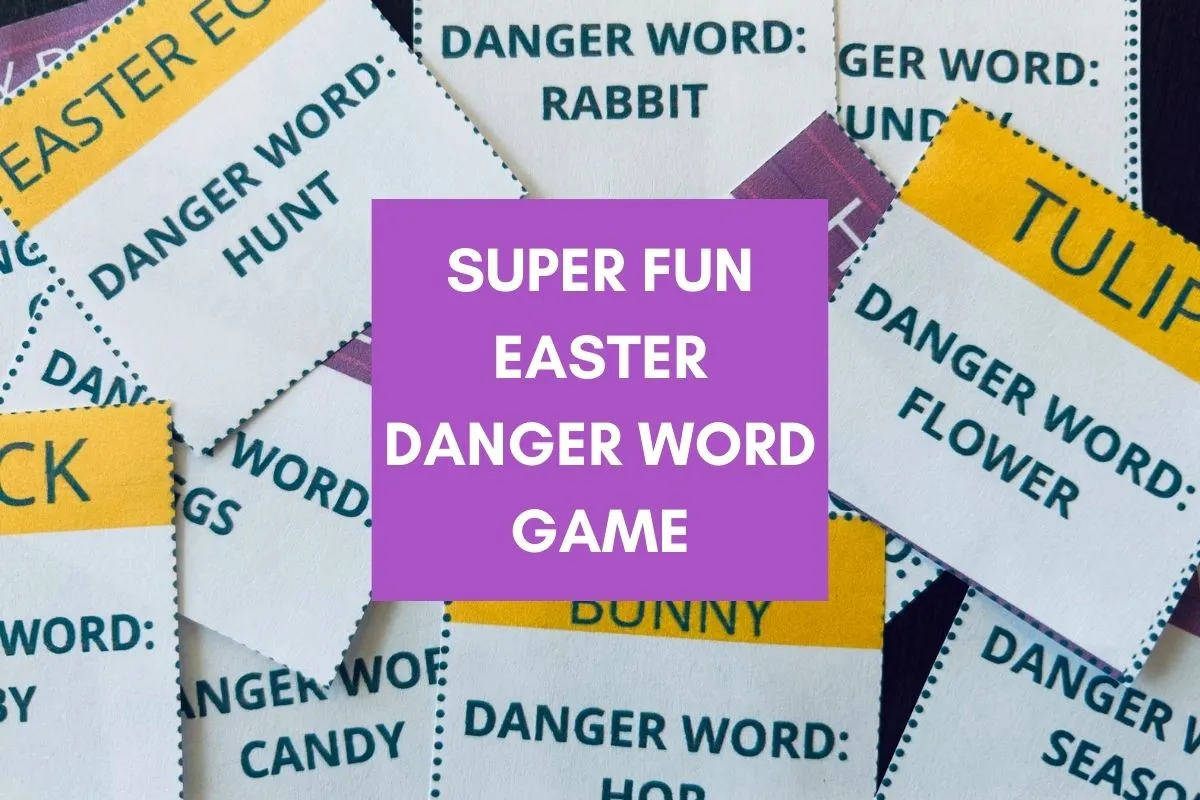Easter danger word game