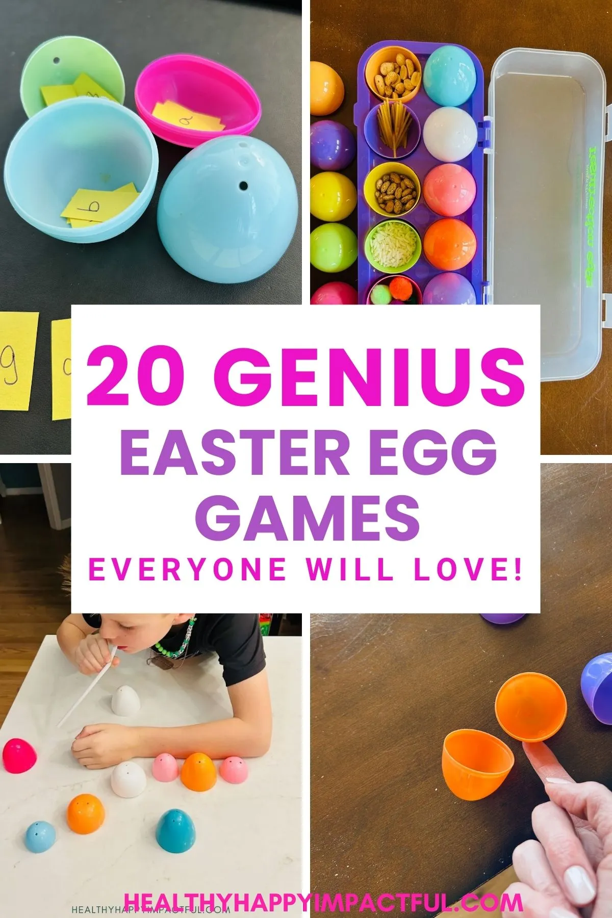 Easter egg games for kids, teens, adults, indoors, outside