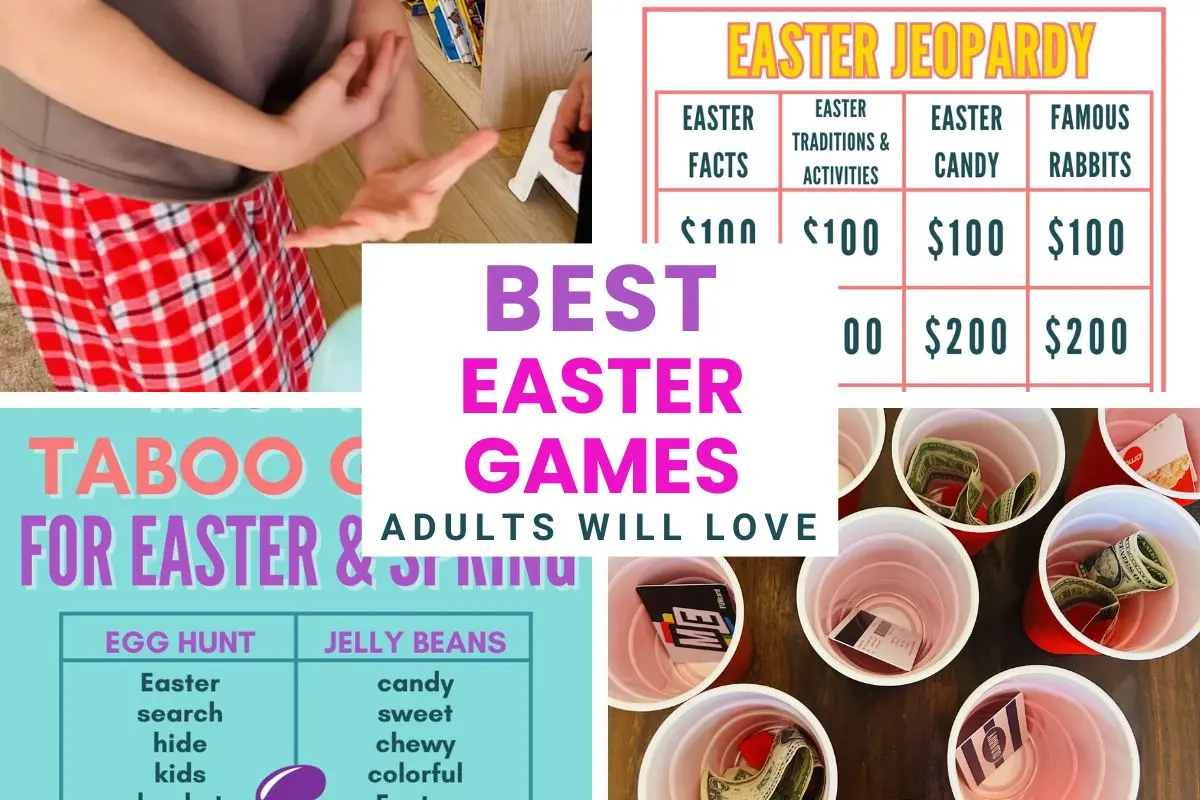 Easter games for adults, egg hunts and games ideas