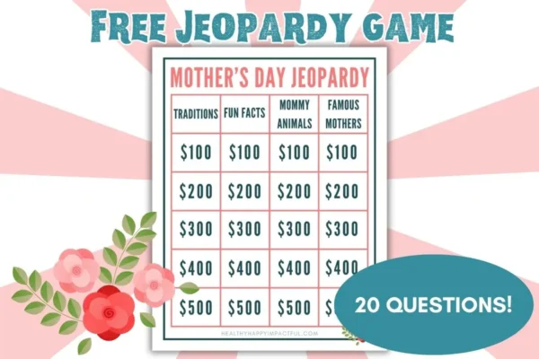 Mother's Day Jeopardy game questions and answers