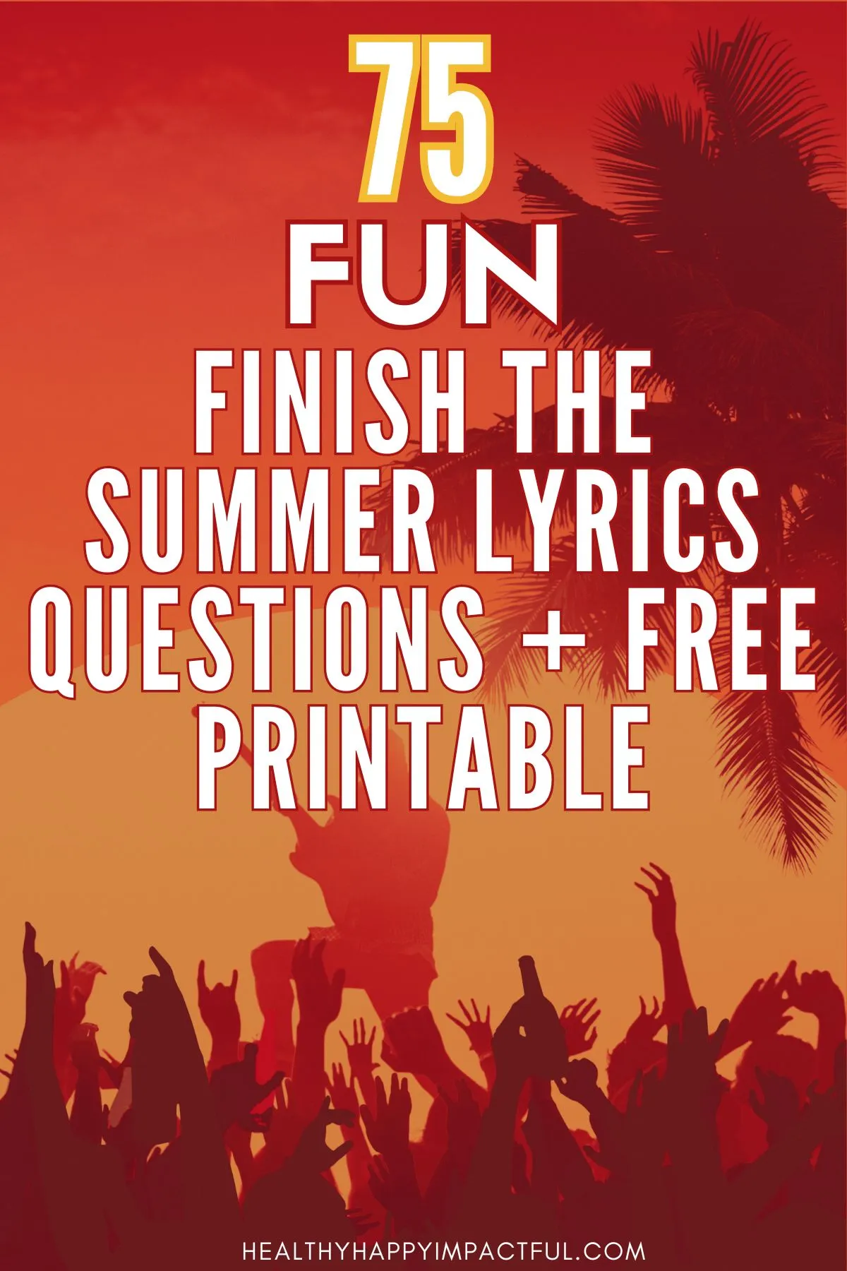 finish the summer song lyrics game