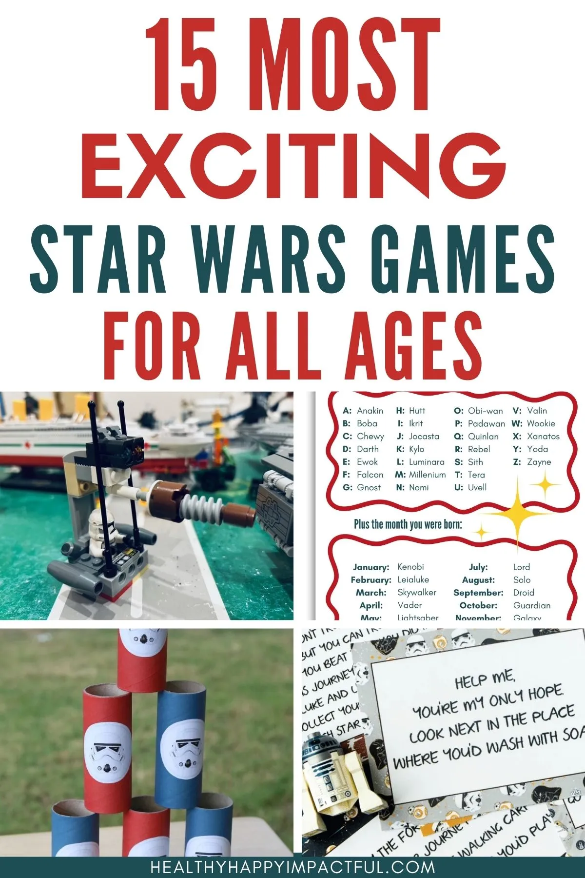 Star Wars games; DIY