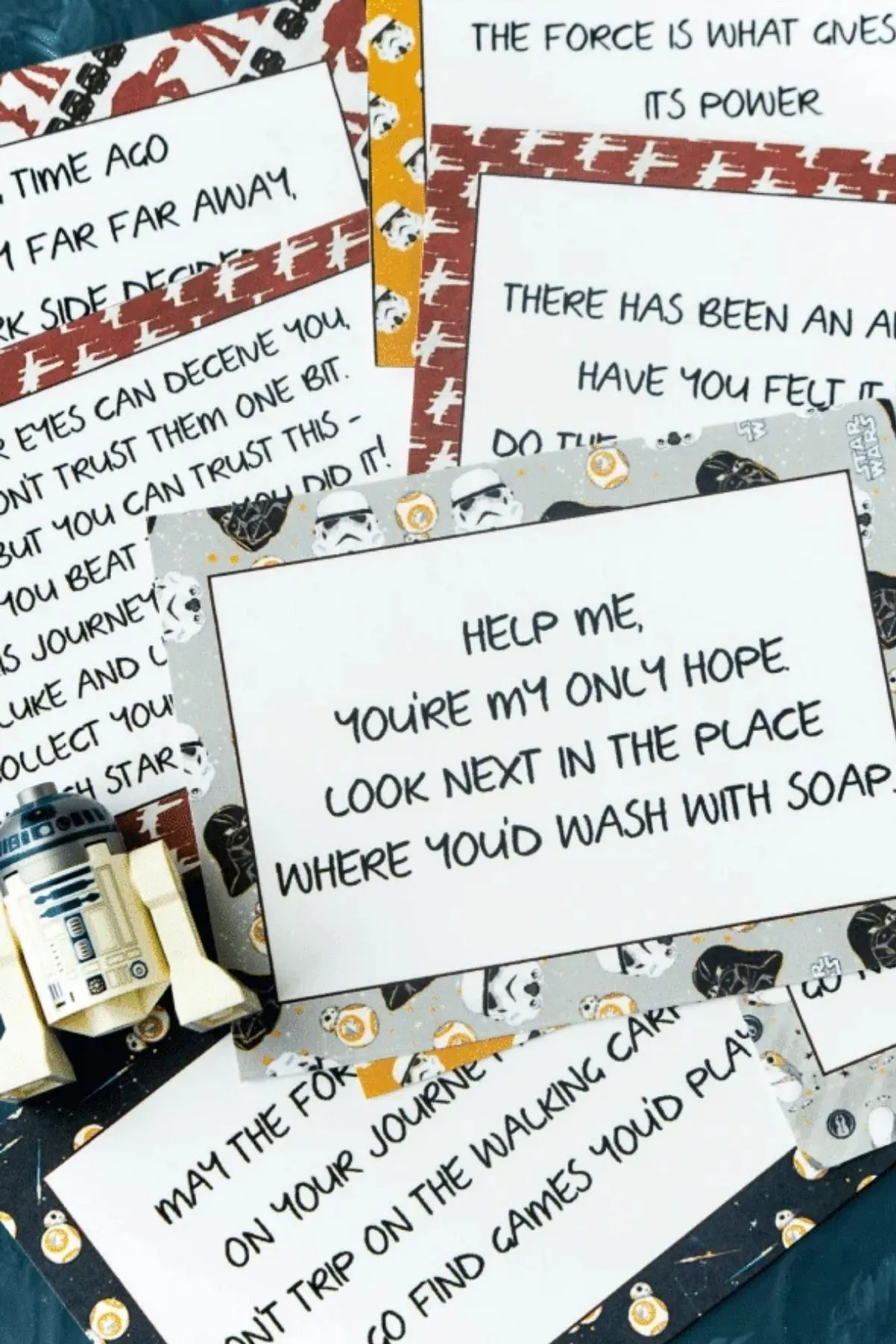 star wars scavenger hunt party games