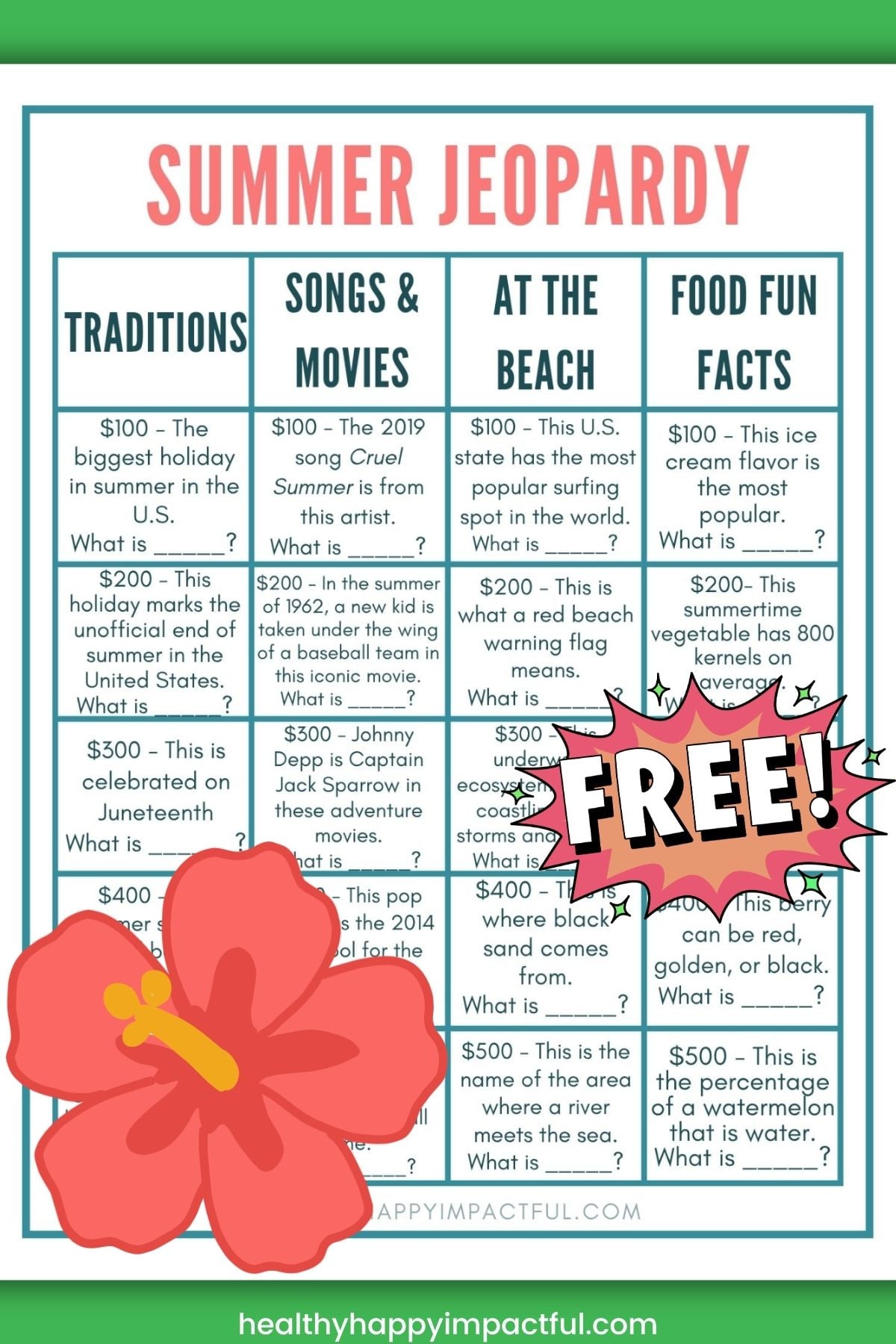 summer jeopardy questions and answers