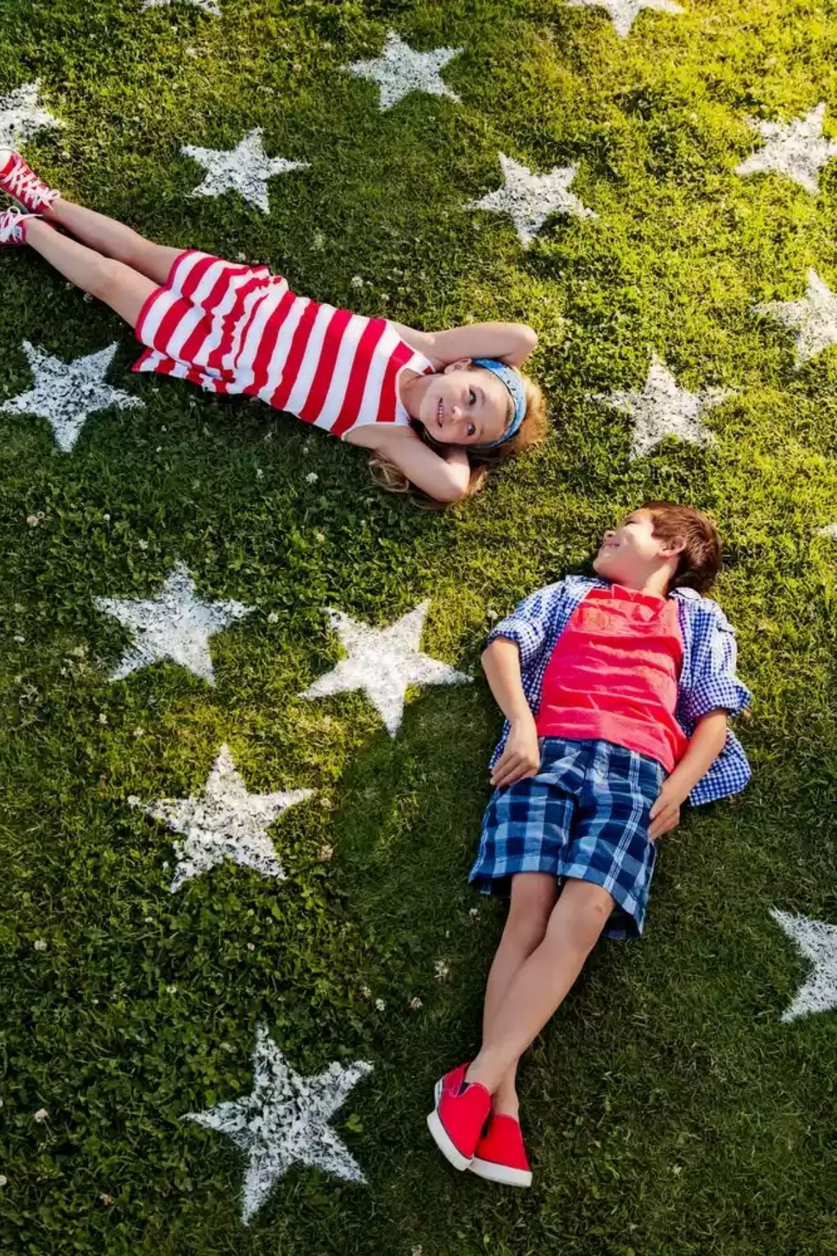 stars on the lawn