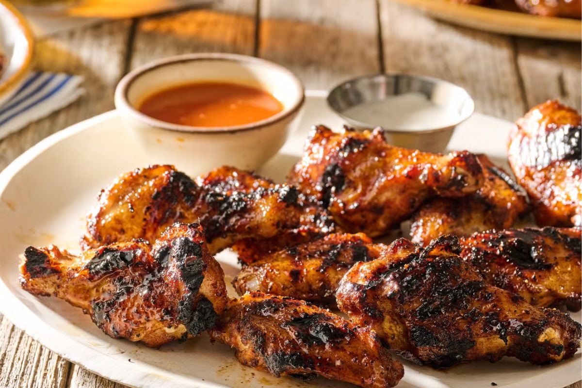 chicken wings; bbq food; 4th of july party ideas