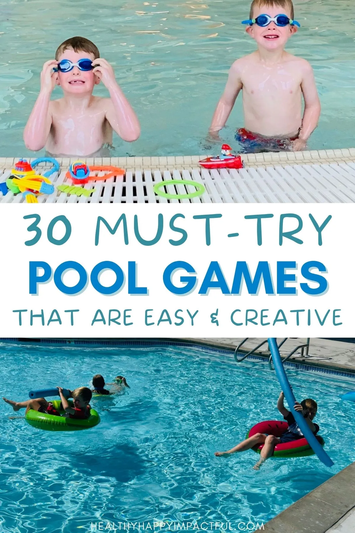 fun swimming pool games