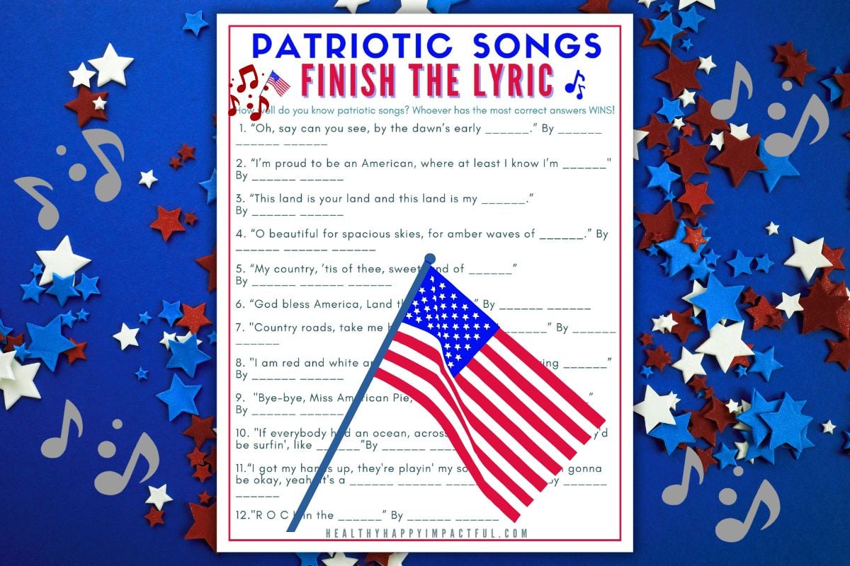 4th of July free printable activities