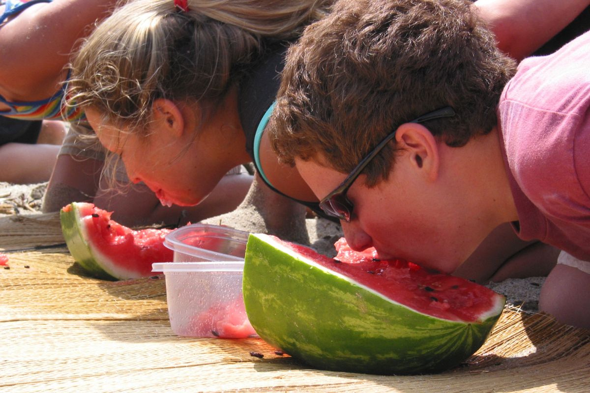 watermelon eating contest