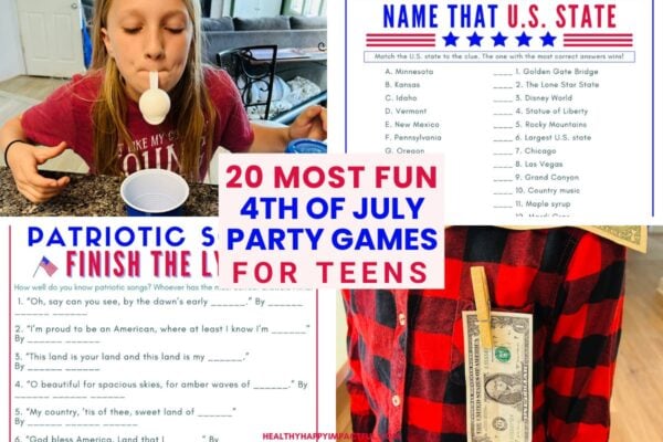 4th of July party games for teens